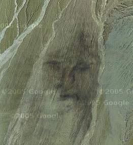 image of Jesus in the Peruvian mountains