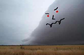 silly image of killer cloud