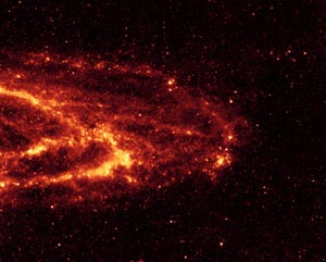 infrared image of M31
