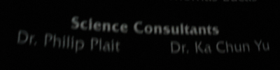 image of my name in credits