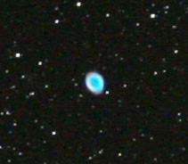 image of Comet p/73 Schwassmann-Wachmann 3 and the Ring Nebula