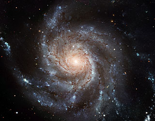 totally awesome image of the spiral galaxy M101