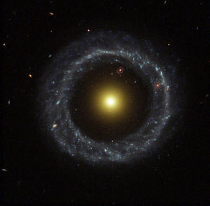 image of the polar ring galaxy Hoag's Object