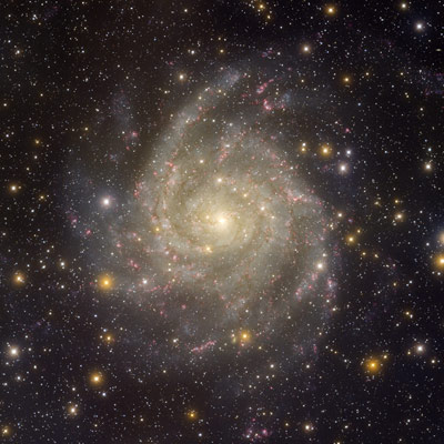 image of face-on spiral galaxy IC 342
