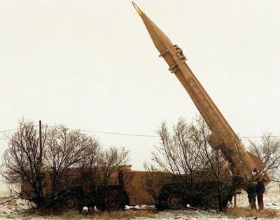 a Scud missile