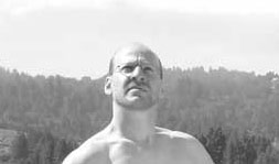Image of me posing for the Skepdude calendar