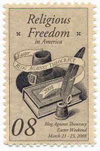 Blog against theocracy logo