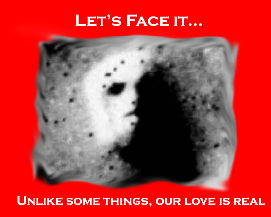 Martian Valentine's crad