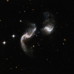 Hubble picture of Arp 256