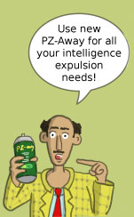 Panel from a Cectic cartoon about PZ Myers