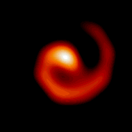 animation of the spiral spin of WR 104