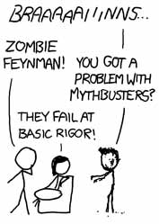 XKCD comic about Mythbusters