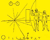 image of Pioneer plaque